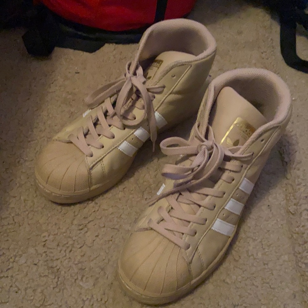 High top Adidas shoes